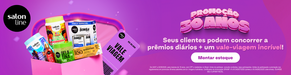 Campanha de 30 Anos da Salon Line