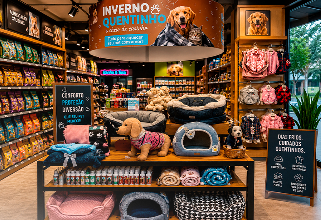 Pets no inverno: como cuidar dos animais e crescer as vendas com o mix certo